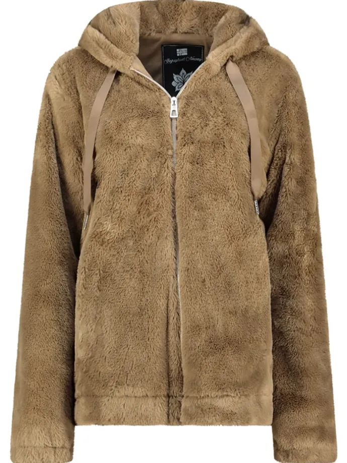Fleecejacke "Urose" in Camel