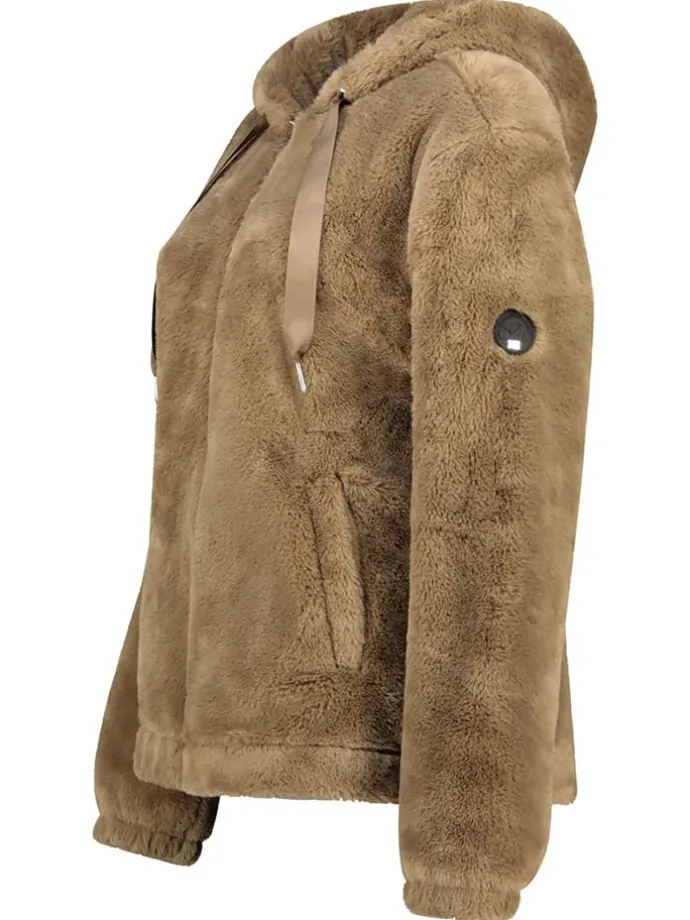 Fleecejacke "Urose" in Camel