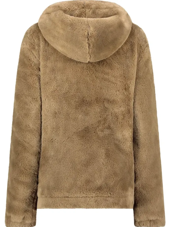 Fleecejacke "Urose" in Camel