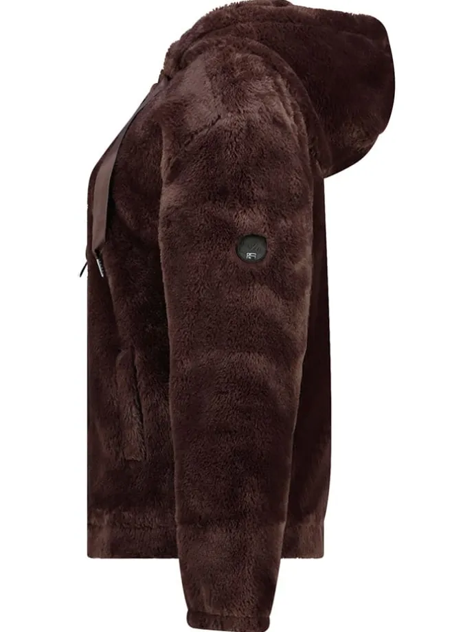 Fleecejacke "Urose" in Dunkelbraun
