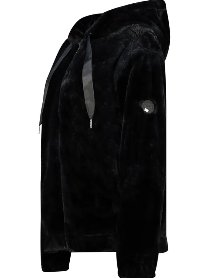 Fleecejacke "Urose" in Schwarz
