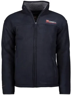 Fleecejacke "Usine" in Dunkelblau