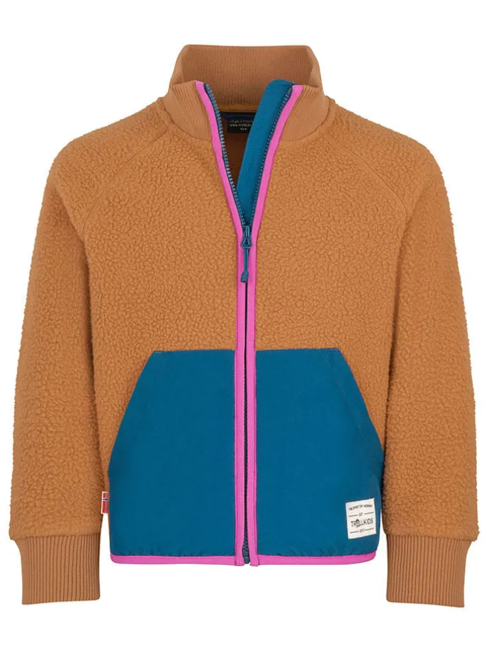Fleecejacke "Vega" in Hellbraun