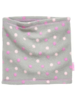 Fleece-Loopschal in Grau - (L)23 x (B)23 cm