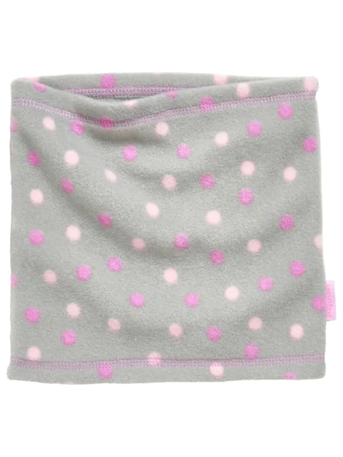 Fleece-Loopschal in Grau - (L)23 x (B)23 cm