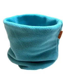 Fleece-Loop-Schal "Ocean" in Hellblau - (L)50 x (B)24 cm