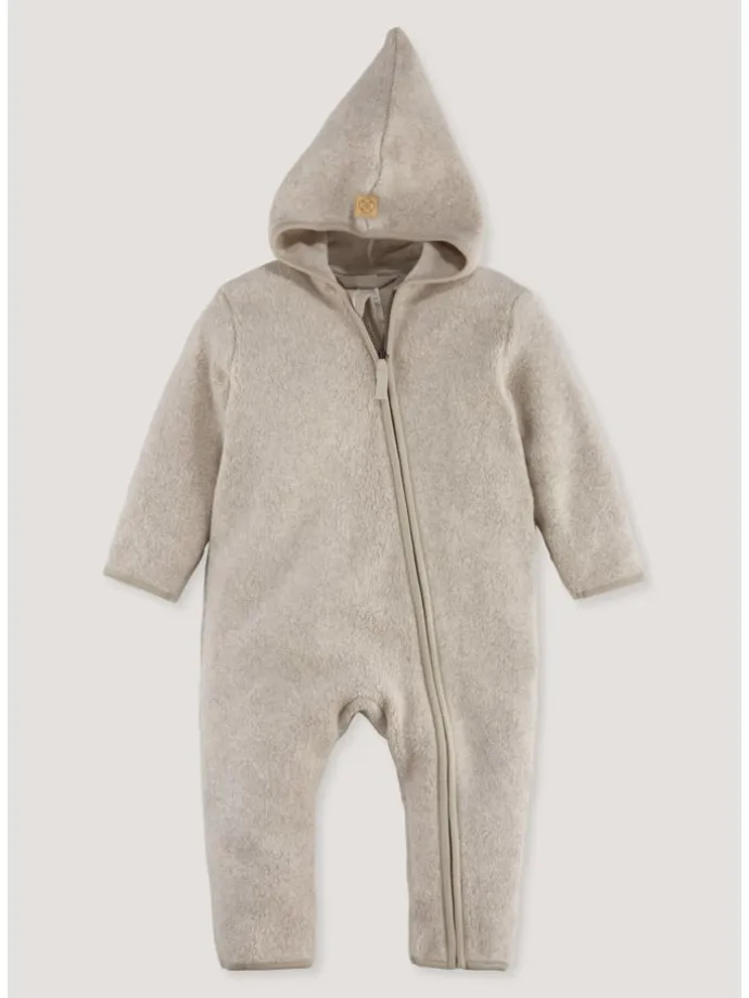 Fleece-Overall in düne
