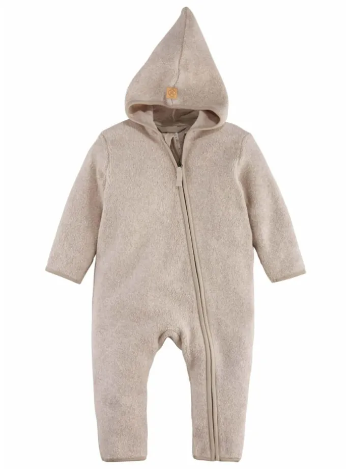 Fleece-Overall in düne