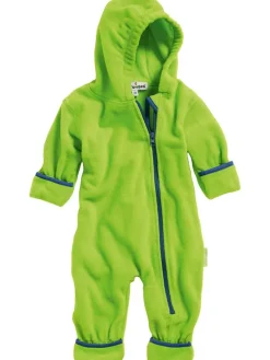 Fleece-Overall in Grün