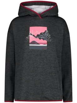 Fleecepullover in Anthrazit