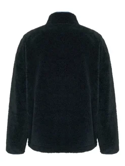 Fleecepullover in Dunkelblau/ Blau