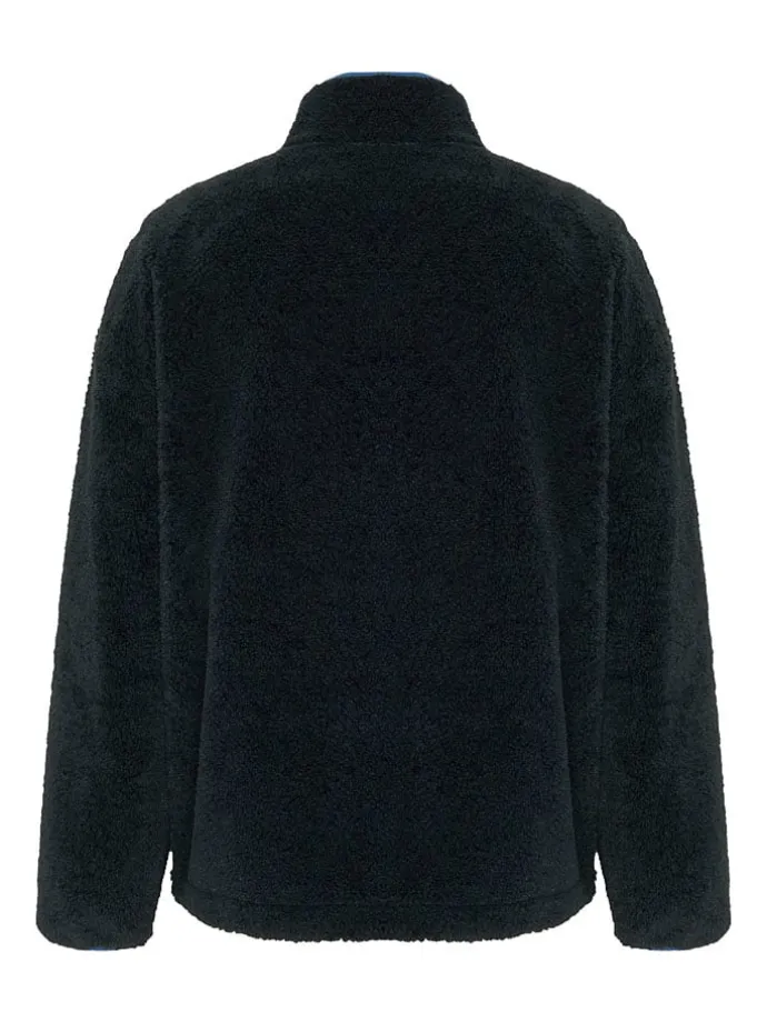 Fleecepullover in Dunkelblau/ Blau