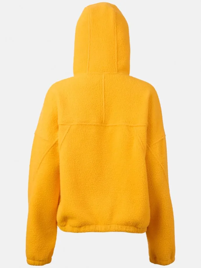 Fleecepullover in Gelb
