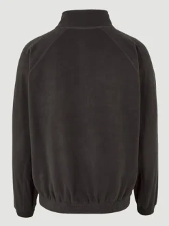 Fleecepullover in Grau
