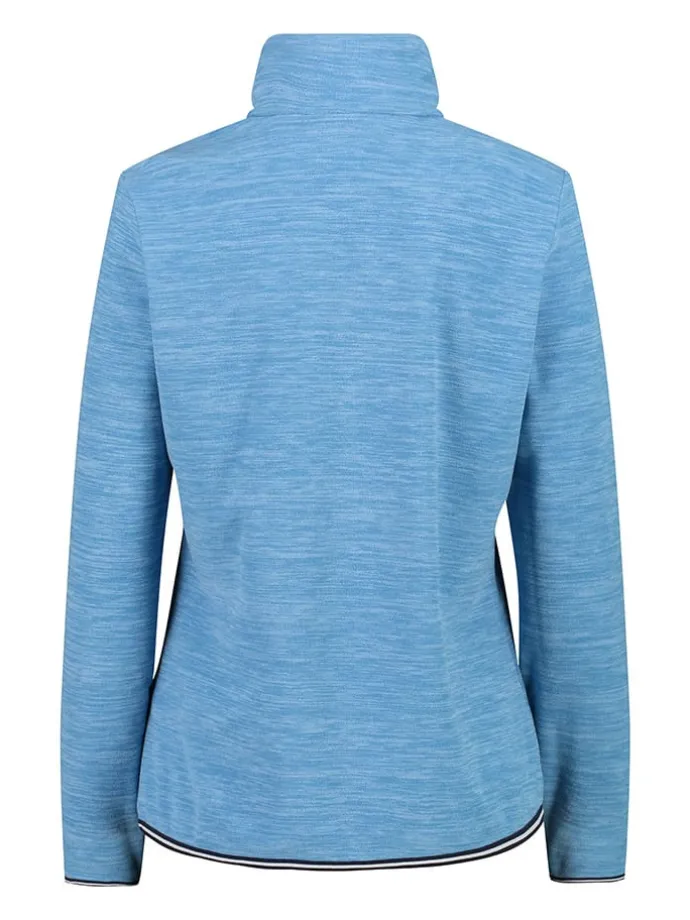 Fleecepullover in Hellblau