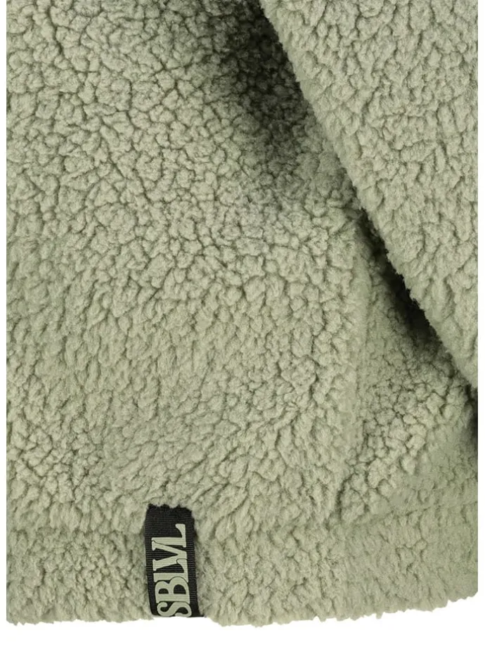 Fleecepullover in Hellgrün