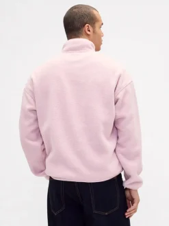 Fleecepullover in Rosa