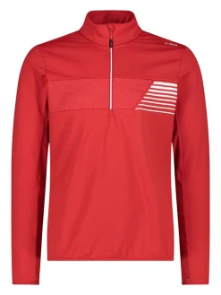 Fleecepullover in Rot