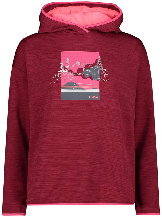 Fleecepullover in Rot