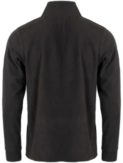 Fleecepullover in Schwarz