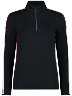 Fleecepullover in Schwarz