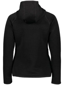 Fleecepullover in Schwarz
