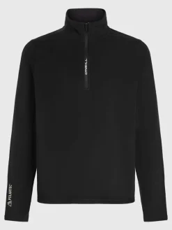 Fleecepullover in Schwarz