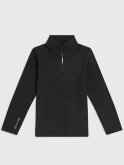Fleecepullover in Schwarz