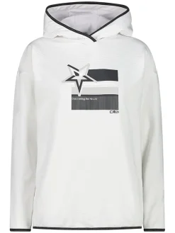 Fleecepullover in Weiß