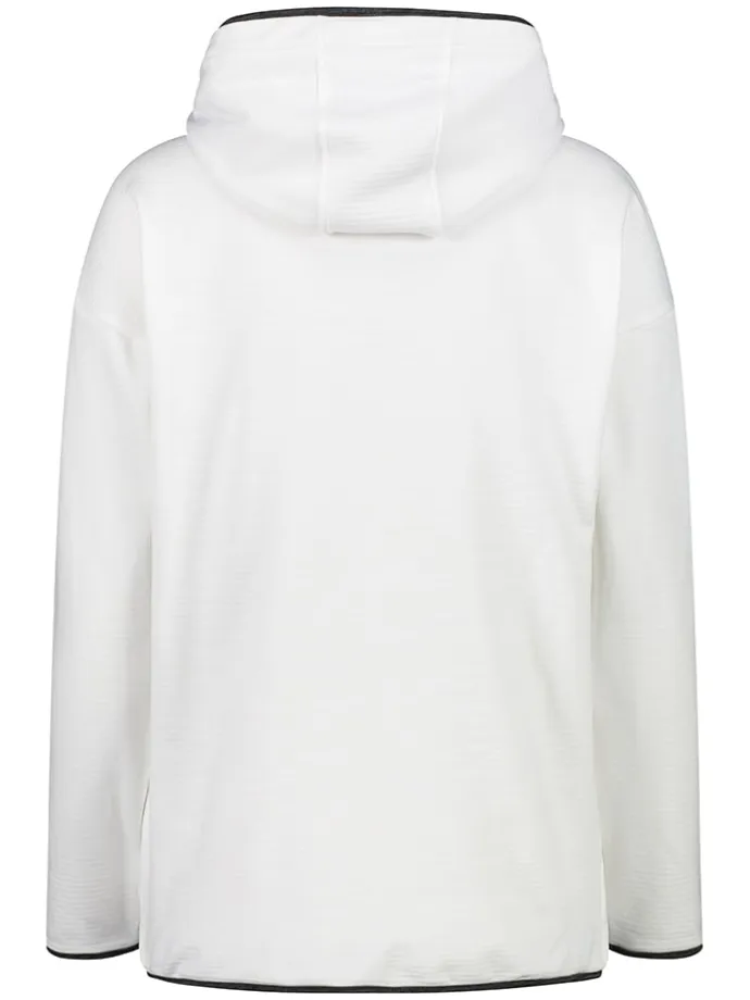Fleecepullover in Weiß