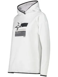 Fleecepullover in Weiß