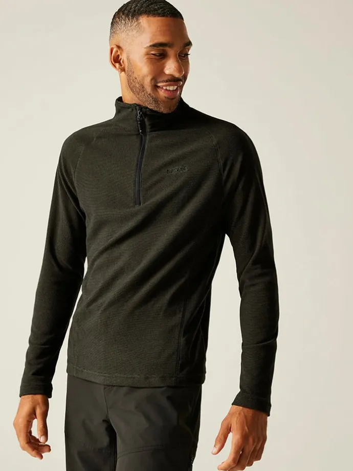 Fleecepullover "Montes" in Khaki