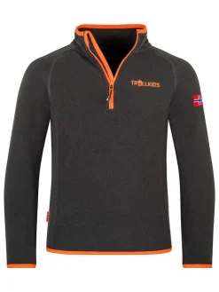 Fleecepullover "Nordland" in Schwarz