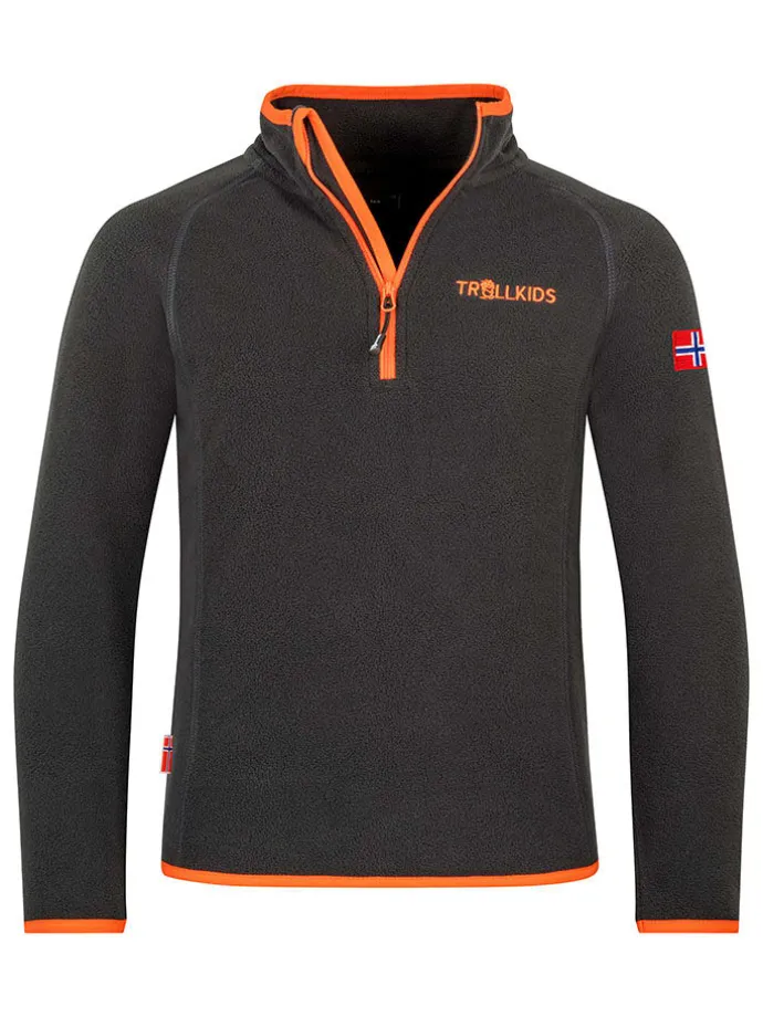 Fleecepullover "Nordland" in Schwarz