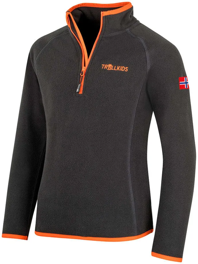 Fleecepullover "Nordland" in Schwarz