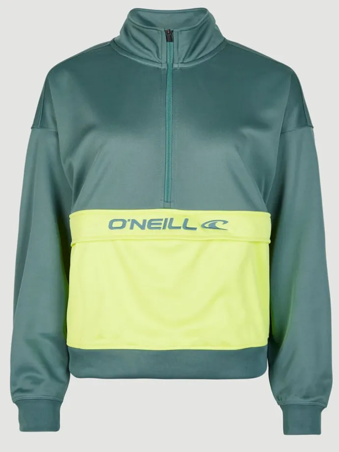 Fleecepullover "Rutile" in Grün
