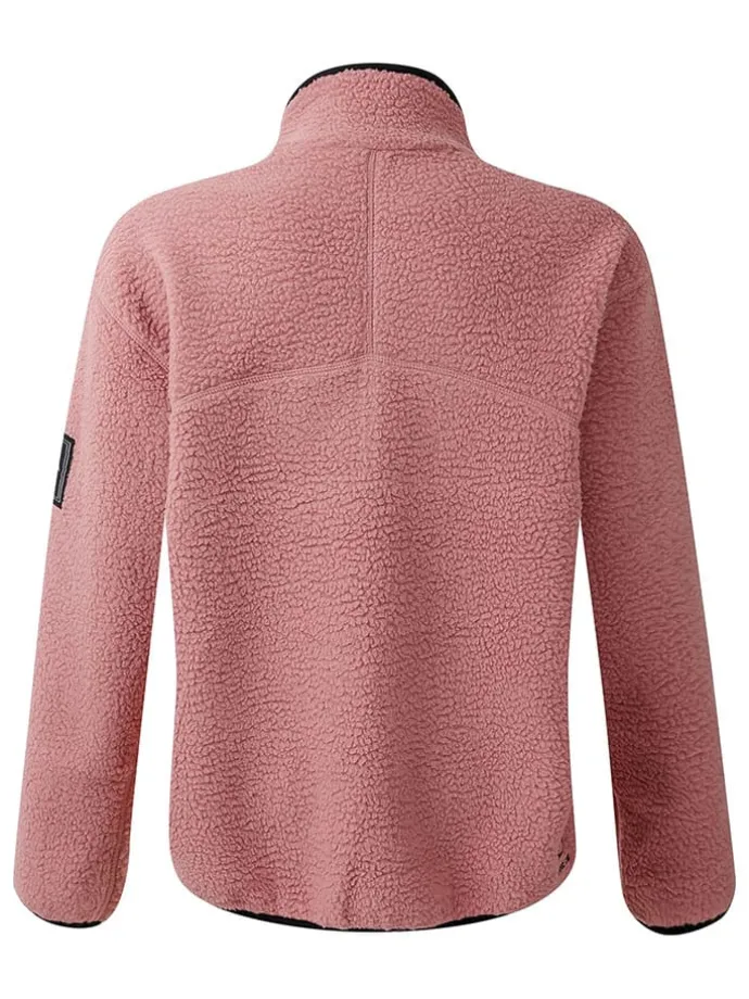 Fleecepullover "Slide Out" in Rosa