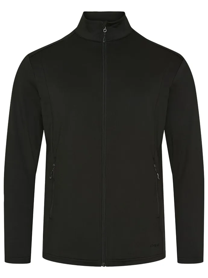 Fleecepullover "Stuben" in Schwarz