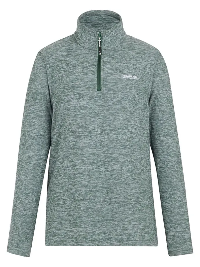 Fleecepullover "Sweethart Marl" in Grün