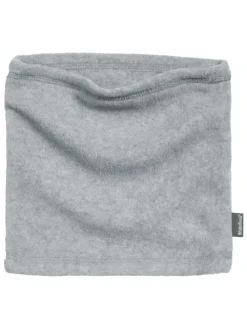 Fleece-Schlauchschal in Grau/Melange