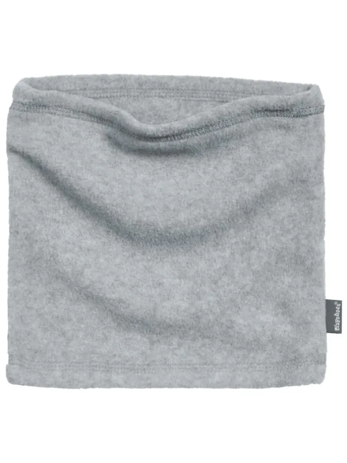 Fleece-Schlauchschal in Grau/Melange