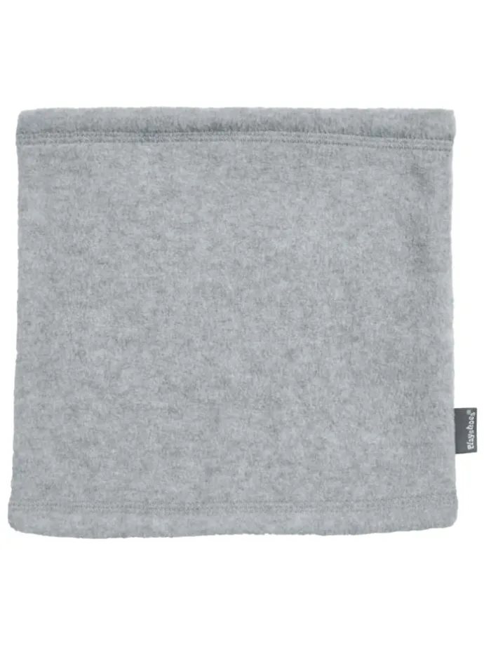 Fleece-Schlauchschal in Grau/Melange