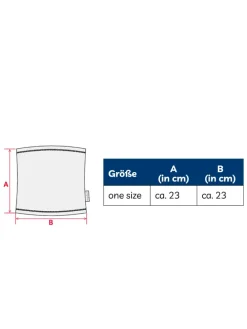 Fleece-Schlauchschal in Grau/Melange