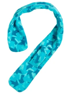 Fleece-Steckschal in Blau