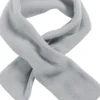 Fleece-Steckschal in Grau