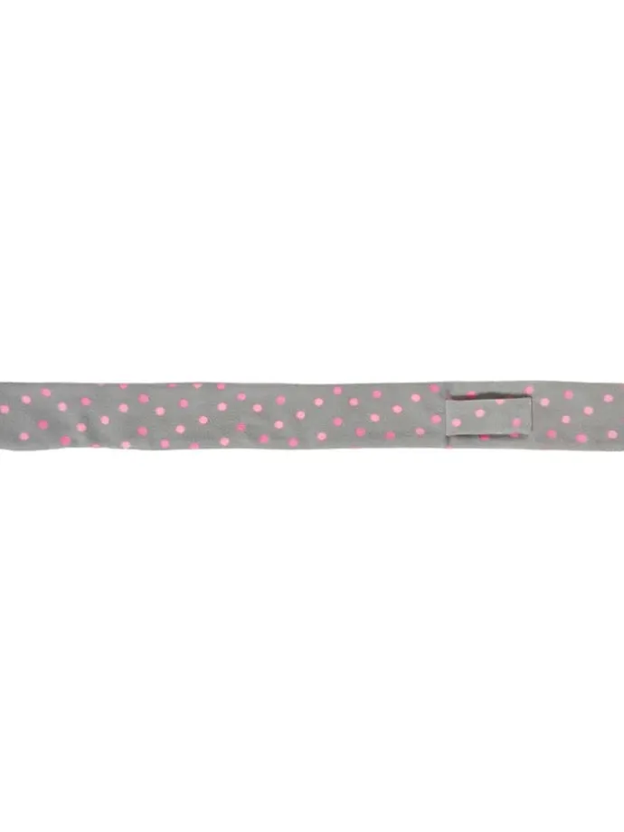 Fleece-Steckschal in Grau/ Rosa