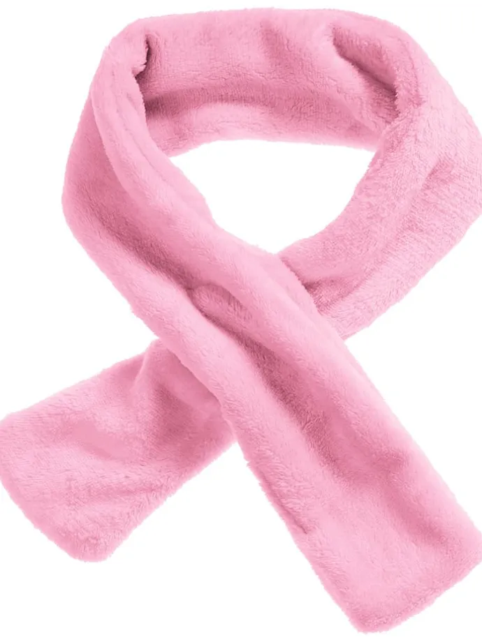 Fleece-Steckschal in Rosa