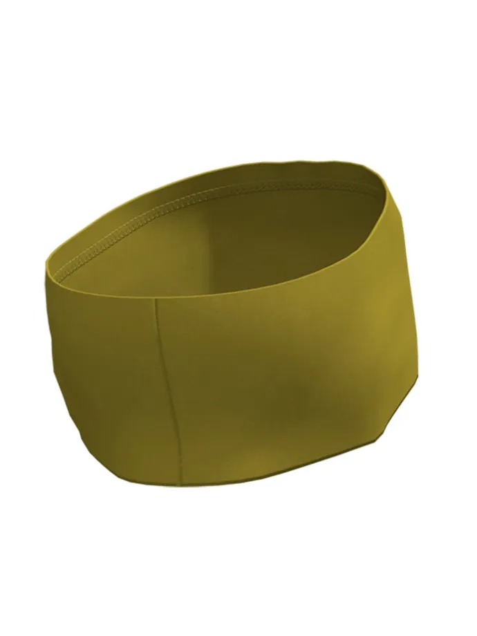 Fleece-Stirnband "Trone" in Oliv