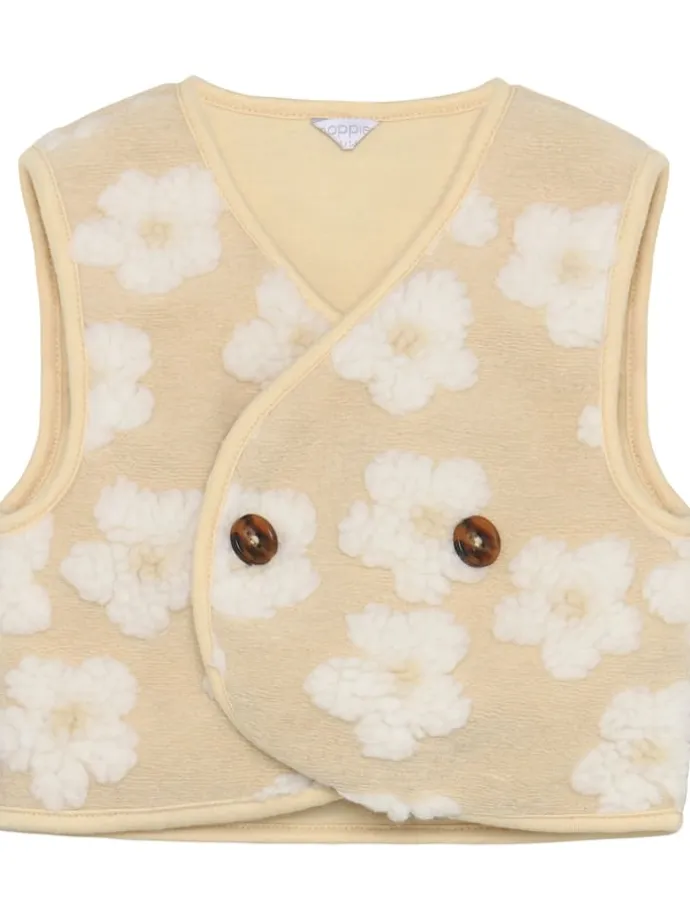 Fleeceweste in Beige