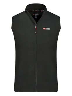 Fleeceweste "Vugeak" in Schwarz